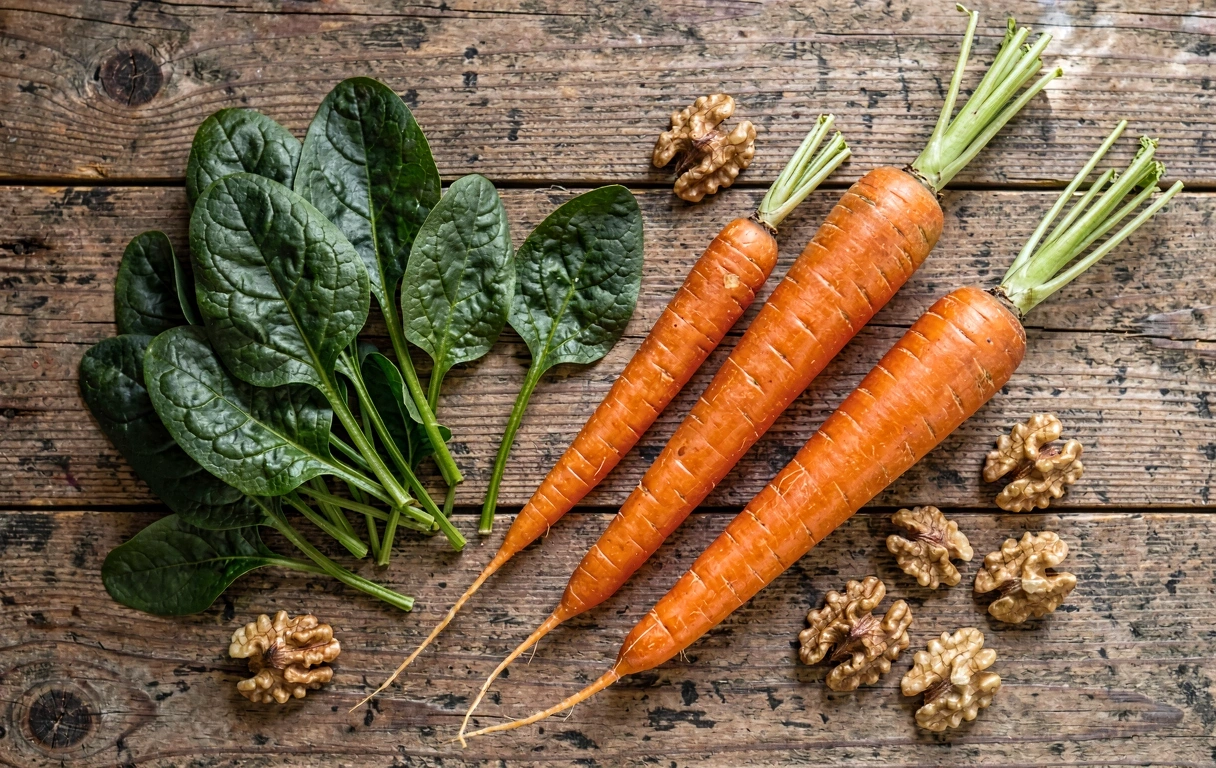 Friss, tápanyagban gazdag alapanyagok